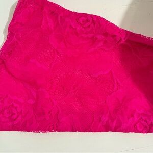 Torrid Hot Pink Lace Bra
